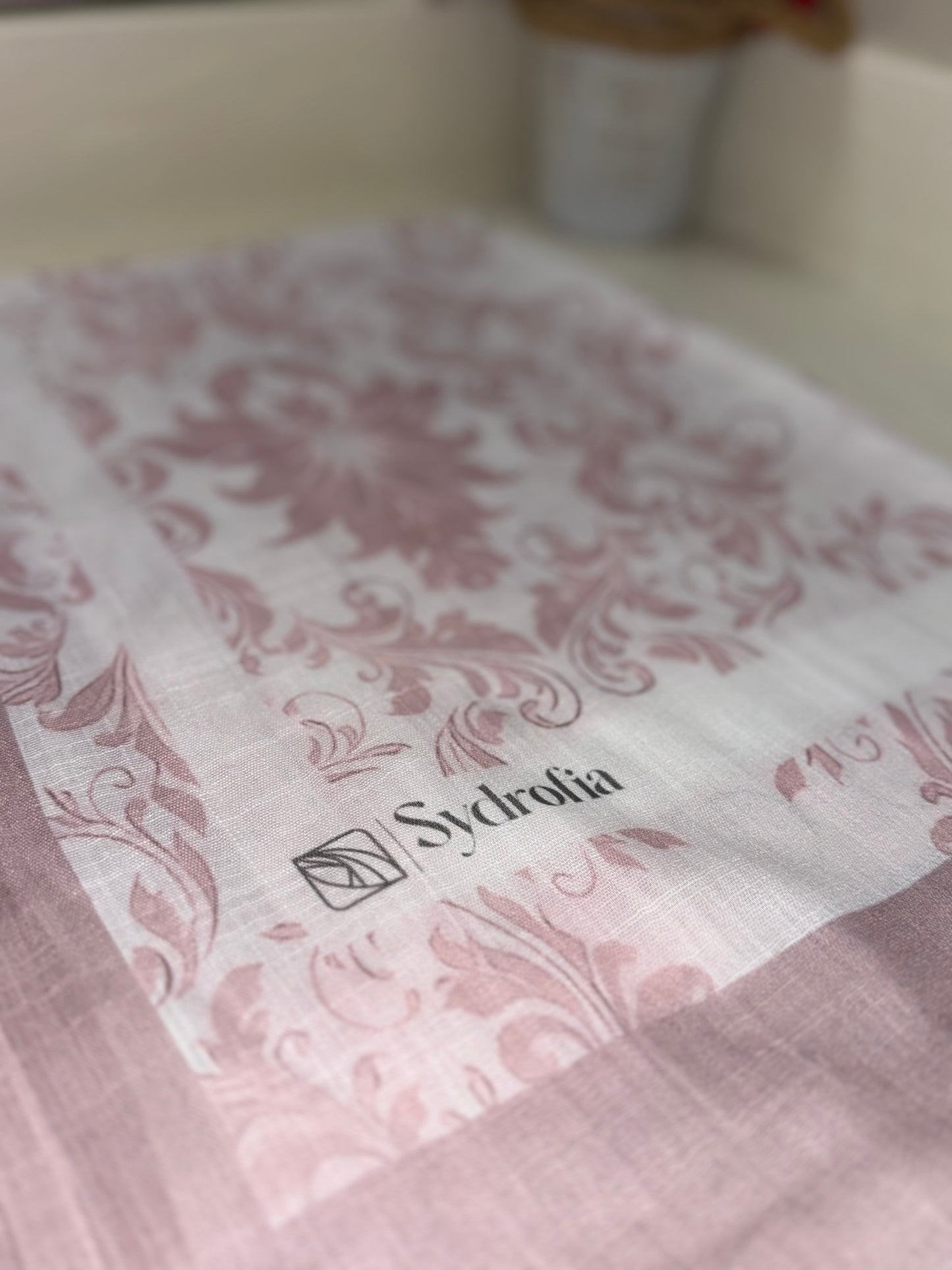 Pink Patterned Hijab Scarfs