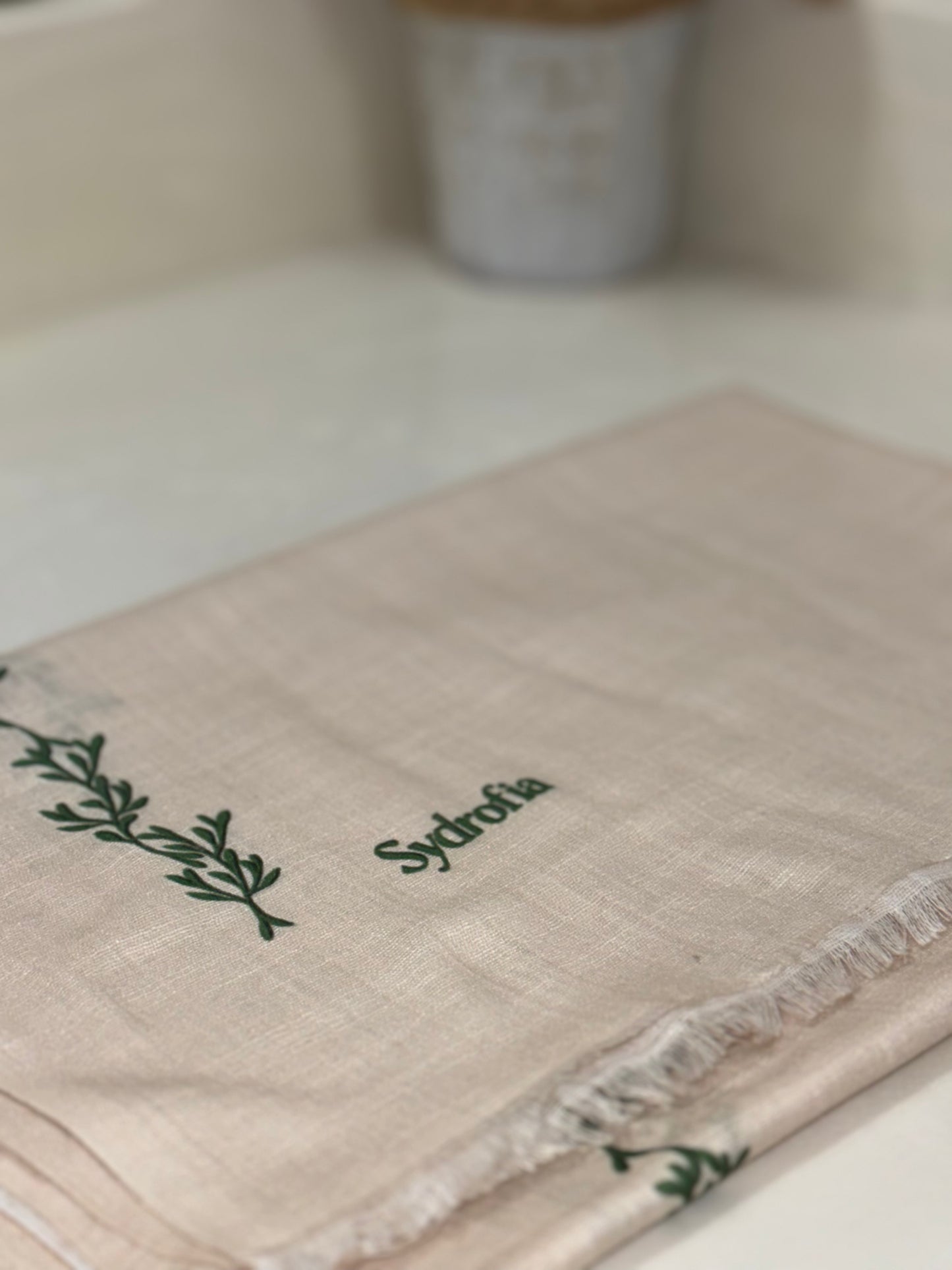 Peach Floral Hijab Scarfs