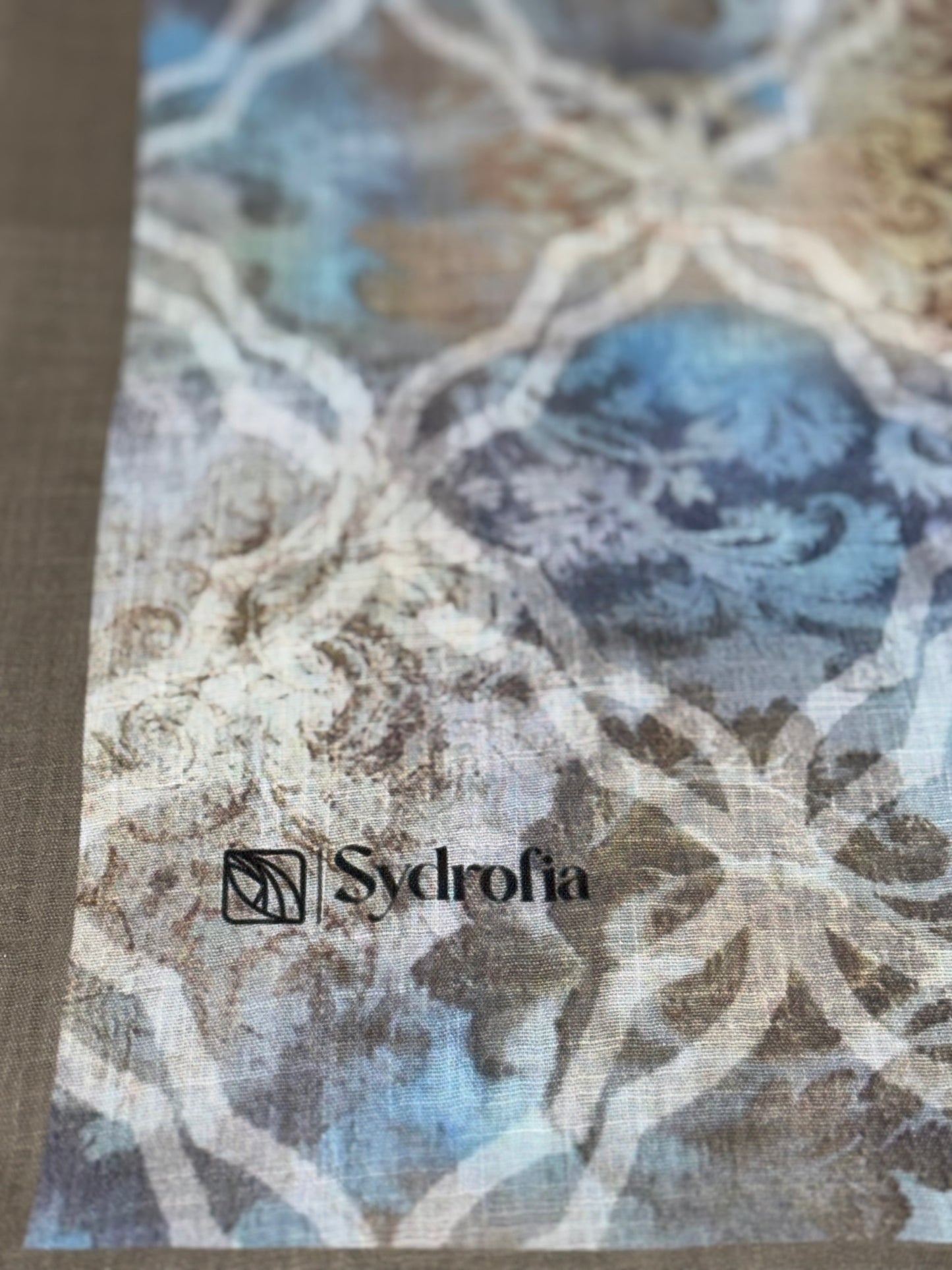 Brown Floral Hijab Scarfs