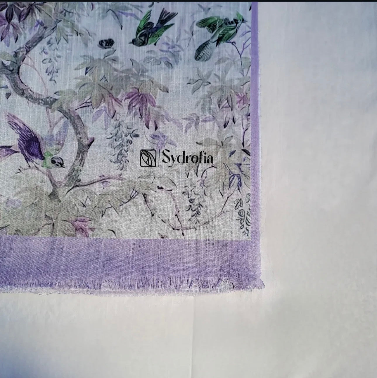Lavender Floral Hijab Scarfs