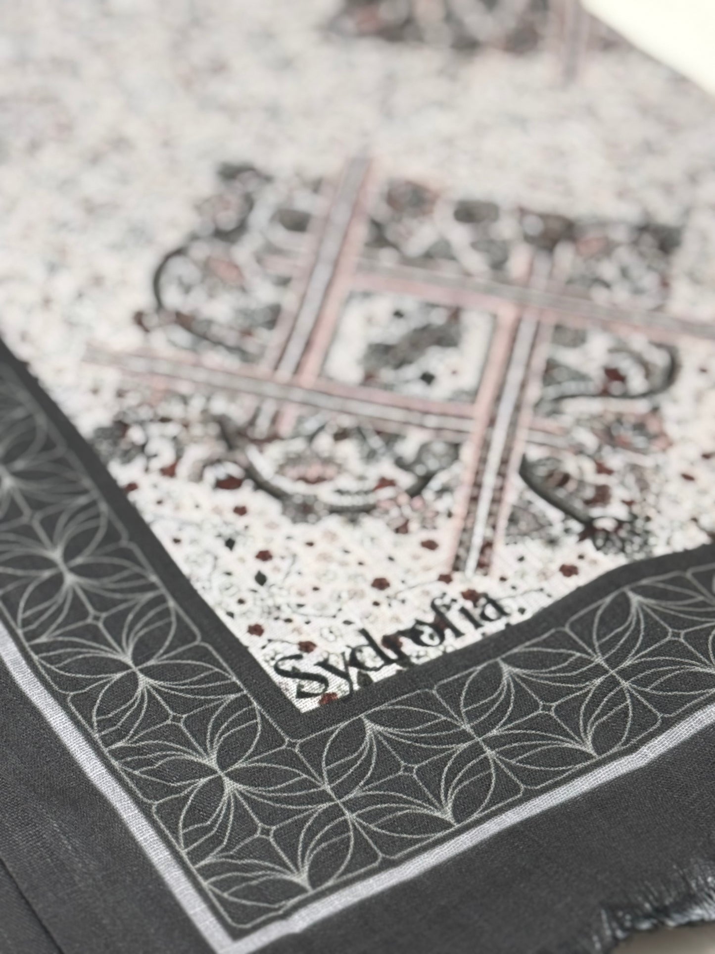 Brown Patterned Hijab Scarfs