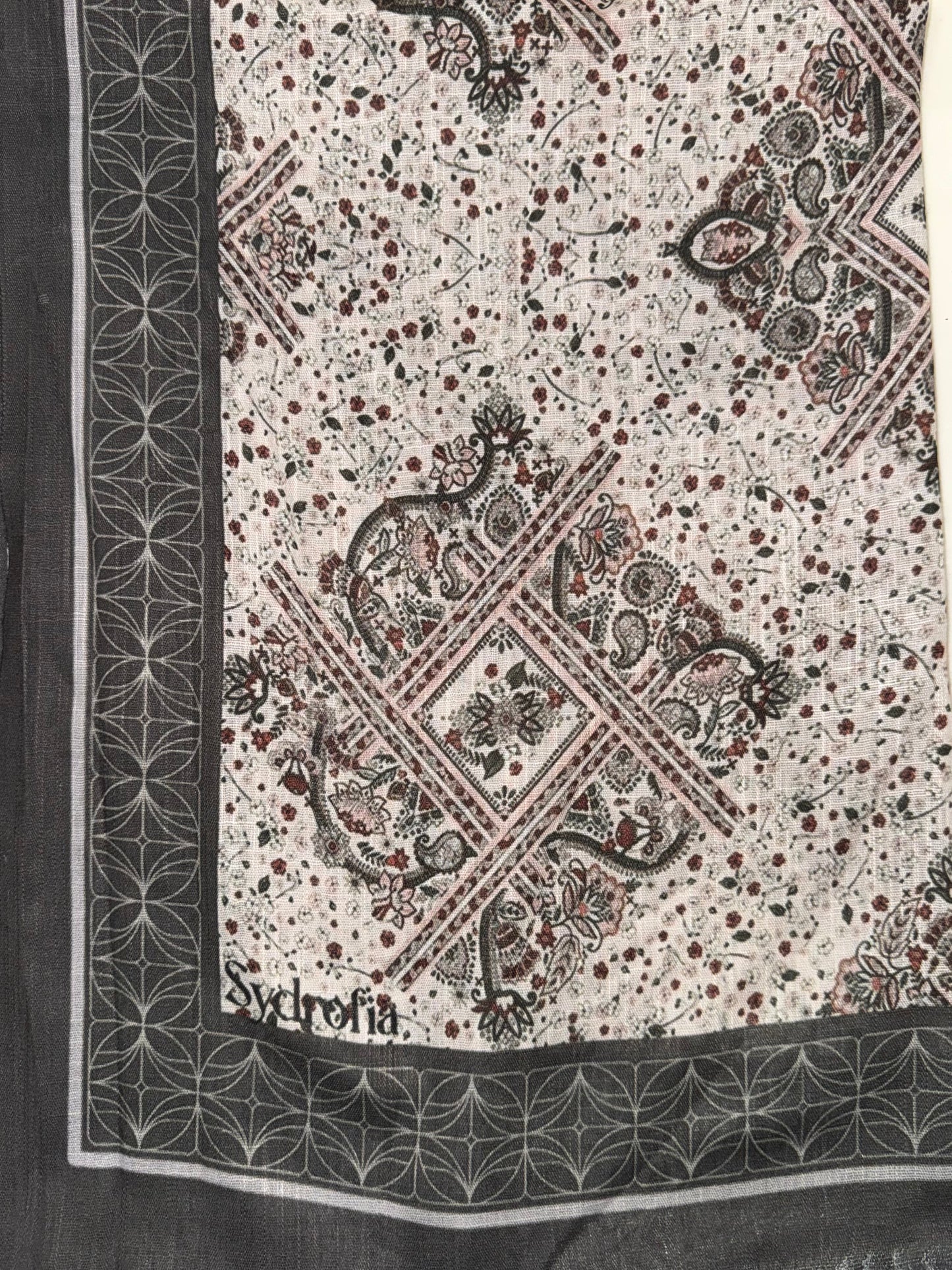 Brown Patterned Hijab Scarfs