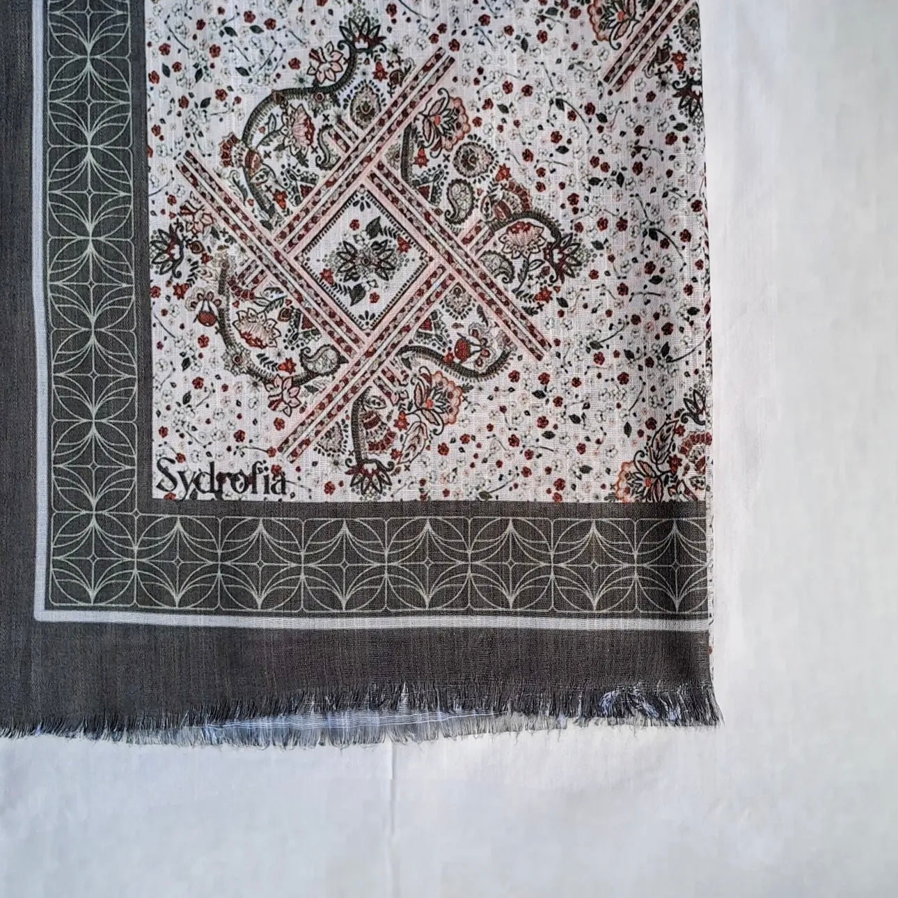 Brown Patterned Hijab Scarfs
